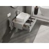 Mexen Orio szafka łazienkowa podumywalkowa 80 cm z blatem, 1 szuflada, szara mat - 91A10-08023-1-BFC62