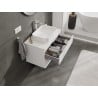 Mexen Orio szafka łazienkowa podumywalkowa 80 cm z blatem, 2 szuflady, biała mat - 91A10-08047-2-BFFC01