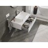 Mexen Orio szafka łazienkowa podumywalkowa 90 cm z blatem, 1 szuflada, biała połysk - 91A10-09023-1-BFC00