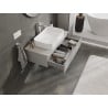 Mexen Orio szafka łazienkowa podumywalkowa 90 cm z blatem, 1 szuflada, szara mat - 91A10-09023-1-BFC62