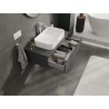 Mexen Orio szafka łazienkowa podumywalkowa 90 cm z blatem, 1 szuflada, grafit mat - 91A10-09023-1-BFC66