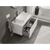 Mexen Orio szafka łazienkowa podumywalkowa 90 cm z blatem, 1 szuflada, biała połysk - 91A10-09047-1-BFC00