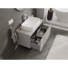 Mexen Orio szafka łazienkowa podumywalkowa 90 cm z blatem, 1 szuflada, szara mat - 91A10-09047-1-BFC62