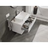Mexen Orio szafka łazienkowa podumywalkowa 90 cm z blatem, 2 szuflady, biała połysk - 91A10-09047-2-BFFC00
