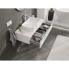 Mexen Orio szafka łazienkowa podumywalkowa 100 cm z blatem, 1 szuflada, biała mat - 91A10-10023-1-BFC01
