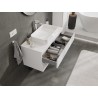 Mexen Orio szafka łazienkowa podumywalkowa 100 cm z blatem, 2 szuflady, biała mat - 91A10-10047-2-BFFC01