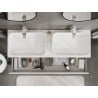 Mexen Orio szafka łazienkowa podumywalkowa 140 cm z blatem, 1 szuflada, biała połysk - 91A10-14023-1-BFC00