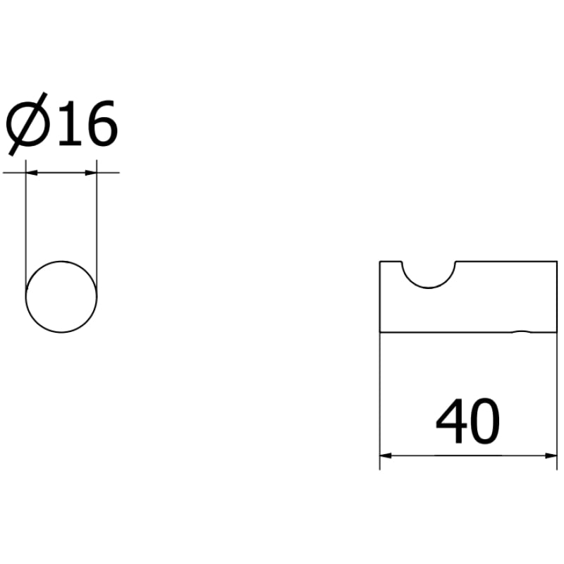 Mexen Loop haczyk na ręcznik (2 szt.), złoty - 70A71010-50