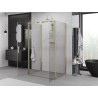 Mexen Exo-B Duo 3S kabina prysznicowa 3-ścienna uchylna 100 x 120 cm, transparent, złota - 814-100-120-50-00-3S