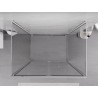 Mexen Exo-F 3S kabina prysznicowa 3-ścienna składana 110 x 70 cm, transparent, chrom - 816-110-070-01-00-3S