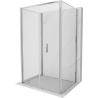 Mexen Exo-F 3S kabina prysznicowa 3-ścienna składana 110 x 95 cm, transparent, chrom - 816-110-095-01-00-3S