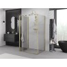 Mexen Exo-F 3S kabina prysznicowa 3-ścienna składana 90 x 70 cm, transparent, złota - 816-090-070-50-00-3S