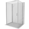 Mexen Exo-B 3S kabina prysznicowa 3-ścienna uchylna 70 x 80 cm, transparent, chrom - 817-070-080-01-00-3S