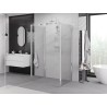 Mexen Exo-B 3S kabina prysznicowa 3-ścienna uchylna 95 x 100 cm, transparent, chrom - 817-095-100-01-00-3S