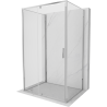 Mexen Exo-R 3S kabina prysznicowa 3-ścienna uchylna 130 x 80 cm, transparent, chrom - 819-130-080-01-00-3S