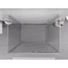 Mexen Exo-S 3S kabina prysznicowa 3-ścienna rozsuwana 140 x 90 cm, transparent, chrom - 8151-140-090-01-00-3S