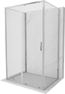 Mexen Exo-S 3S kabina prysznicowa 3-ścienna rozsuwana 155 x 95 cm, transparent, chrom - 8151-155-095-01-00-3S