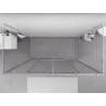 Mexen Exo-S Duo 3S kabina prysznicowa 3-ścienna rozsuwana 190 x 75 cm, transparent, chrom - 8152-190-075-01-00-3S