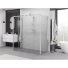 Mexen Exo-S Duo 3S kabina prysznicowa 3-ścienna rozsuwana 180 x 80 cm, transparent, chrom - 8152-180-080-01-00-3S