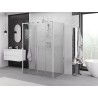 Mexen Exo-S Duo 3S kabina prysznicowa 3-ścienna rozsuwana 130 x 100 cm, transparent, chrom - 8152-130-100-01-00-3S