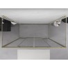 Mexen Exo-S Duo 3S kabina prysznicowa 3-ścienna rozsuwana 180 x 80 cm, transparent, złota - 8152-180-080-50-00-3S