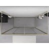 Mexen Exo-3S kabina prysznicowa 3-ścienna rozsuwana 200 x 80 cm, transparent, złota - 8152-200-080-50-00-3S