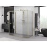 Mexen Exo-3S kabina prysznicowa 3-ścienna rozsuwana 170 x 95 cm, transparent, złota - 8152-170-095-50-00-3S