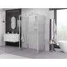 Mexen Exo-BR 3S kabina prysznicowa 3-ścienna uchylna 80 x 75 cm, transparent, chrom - 8181-080-075-01-00-3S