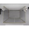 Mexen Exo-3S kabina prysznicowa 3-ścienna uchylna 110 x 95 cm, transparent, złota - 8182-110-095-50-00-3S