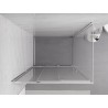 Mexen Exo-3S kabina prysznicowa rozsuwana 80 x 70 cm, transparent, chrom - 8153-080-070-01-00