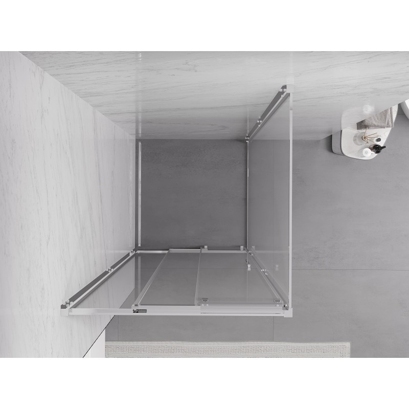 Mexen Exo kabina prysznicowa rozsuwana 85 x 85 cm, transparent, chrom - 8153-085-085-01-00