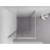 Mexen Exo-3S kabina prysznicowa rozsuwana 85 x 85 cm, transparent, chrom - 8153-085-085-01-00