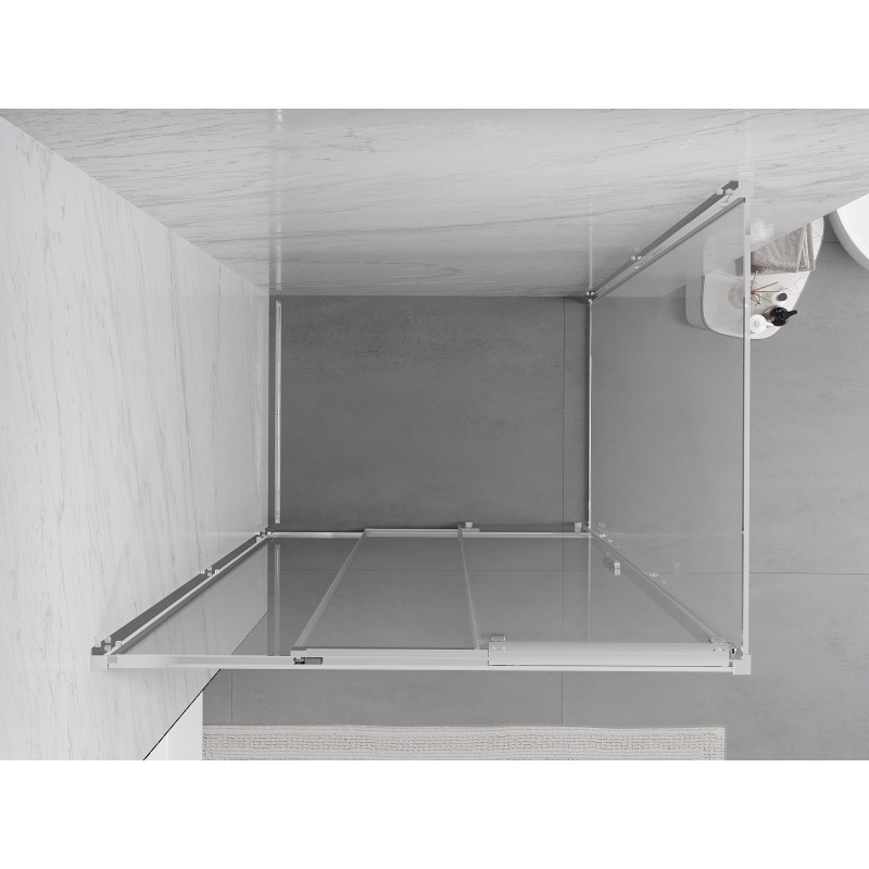 Mexen Exo-3S kabina prysznicowa rozsuwana 100 x 95 cm, transparent, chrom - 8153-100-095-01-00