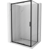 Mexen Exo kabina prysznicowa rozsuwana 95 x 70 cm, transparent, czarna - 8153-095-070-70-00