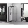 Mexen Exo kabina prysznicowa rozsuwana 85 x 85 cm, transparent, czarna - 8153-085-085-70-00