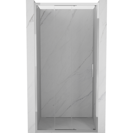 Mexen Exo-3S drzwi prysznicowe rozsuwane 75 cm, transparent, chrom - 8153-075-000-01-00
