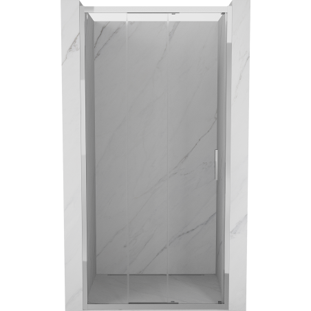Mexen Exo-3S drzwi prysznicowe rozsuwane 100 cm, transparent, chrom - 8153-100-000-01-00