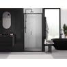 Mexen Exo-3S drzwi prysznicowe rozsuwane 70 cm, transparent, czarne - 8153-070-000-70-00
