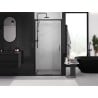 Mexen Exo-3S drzwi prysznicowe rozsuwane 90 cm, transparent, czarne - 8153-090-000-70-00