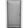 Mexen Exo-3S drzwi prysznicowe rozsuwane 100 cm, transparent, czarne - 8153-100-000-70-00