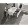 Mexen Orio szafka łazienkowa 70 cm z umywalką Vela, 1 szuflada, biała mat - 91A10-07023-1-BF01-W23M01