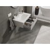 Mexen Orio szafka łazienkowa 70 cm z umywalką Vela, 1 szuflada, szara mat/biała mat - 91A10-07023-1-BF62-W23M01