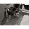 Mexen Orio szafka łazienkowa 70 cm z umywalką Vela, 1 szuflada, czarna mat - 91A10-07023-1-BF71-W23M71
