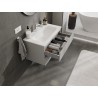 Mexen Orio szafka łazienkowa 80 cm z umywalką Vela, 2 szuflady, szara mat/biała mat - 91A10-08047-2-BFF62-W23M01