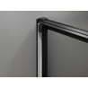 Mexen Exo-3S drzwi prysznicowe rozsuwane 80 cm, transparent, czarne - 8153-080-000-70-00