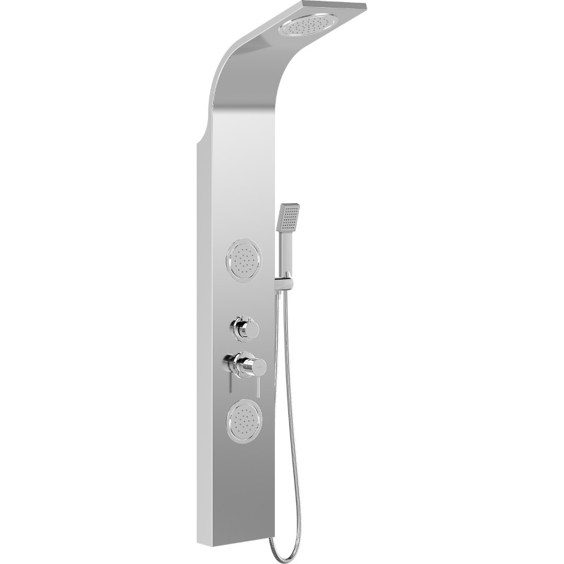 Mexen Gros panel prysznicowy, chrom - 7619-03-00
