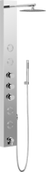 Mexen Ivo panel prysznicowy z wylewką, chrom - 7608-03-00