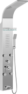 Mexen Adrox panel prysznicowy z wylewką, chrom - 7613-04-00