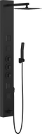 Mexen Orco panel prysznicowy, czarny - 7607-03-70