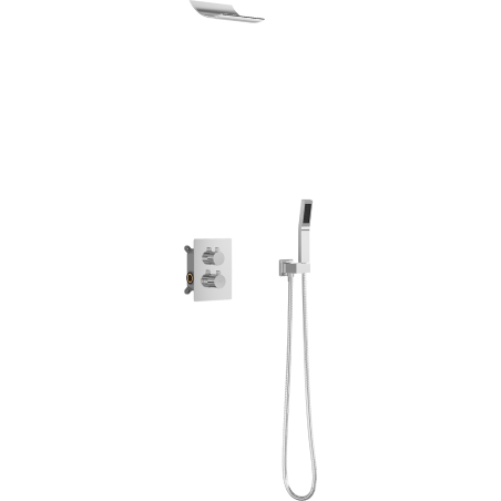 Mexen Salto zestaw prysznicowy podtynkowy, chrom - 7604-02-00